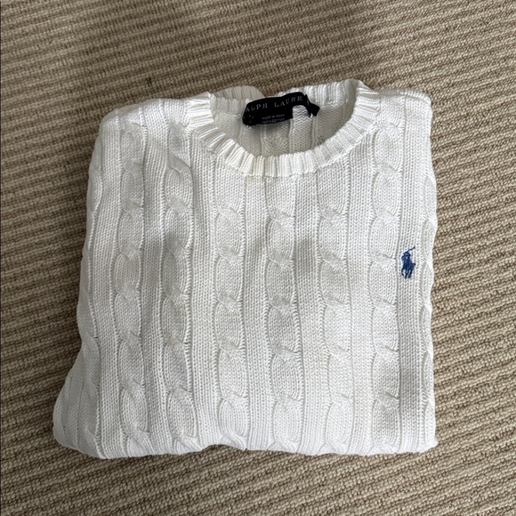 Ralph Lauren Women's Cable Knit Sweaters - Red, Pink, Purple, Teal, White - Picture 16 of 16